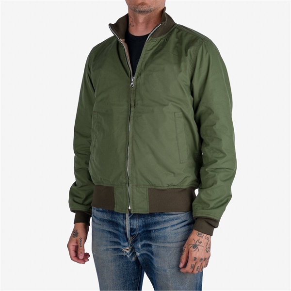 Iron Heart IHJ-130-OLV Reversible Tanker Jacket - Image 2