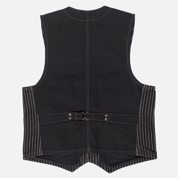 Iron Heart IHV-02-BLK 12oz Wabash/Duck Work Vest - Image 2