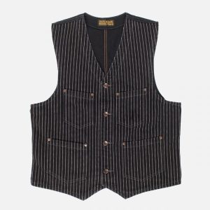 Iron Heart IHV-02-BLK 12oz Wabash/Duck Work Vest