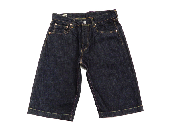 Momotaro H1006SPZ-2 13oz Denim Classic Middle Shorts Pant Indigo