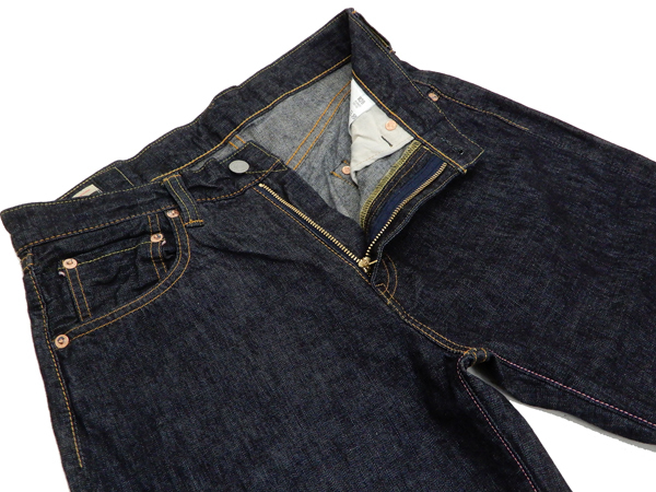 Momotaro H1006SPZ-2 13oz Denim Classic Middle Shorts Pant Indigo - Image 5