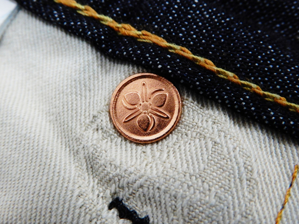 Momotaro H1006SPZ-2 13oz Denim Classic Middle Shorts Pant Indigo - Image 6