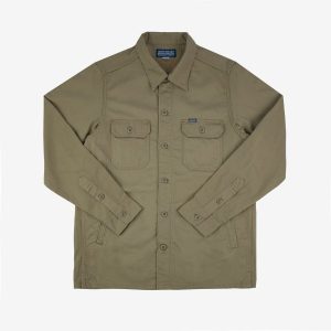 Iron Heart IHSH-385 (SS24) 9oz Herringbone Military Shirt
