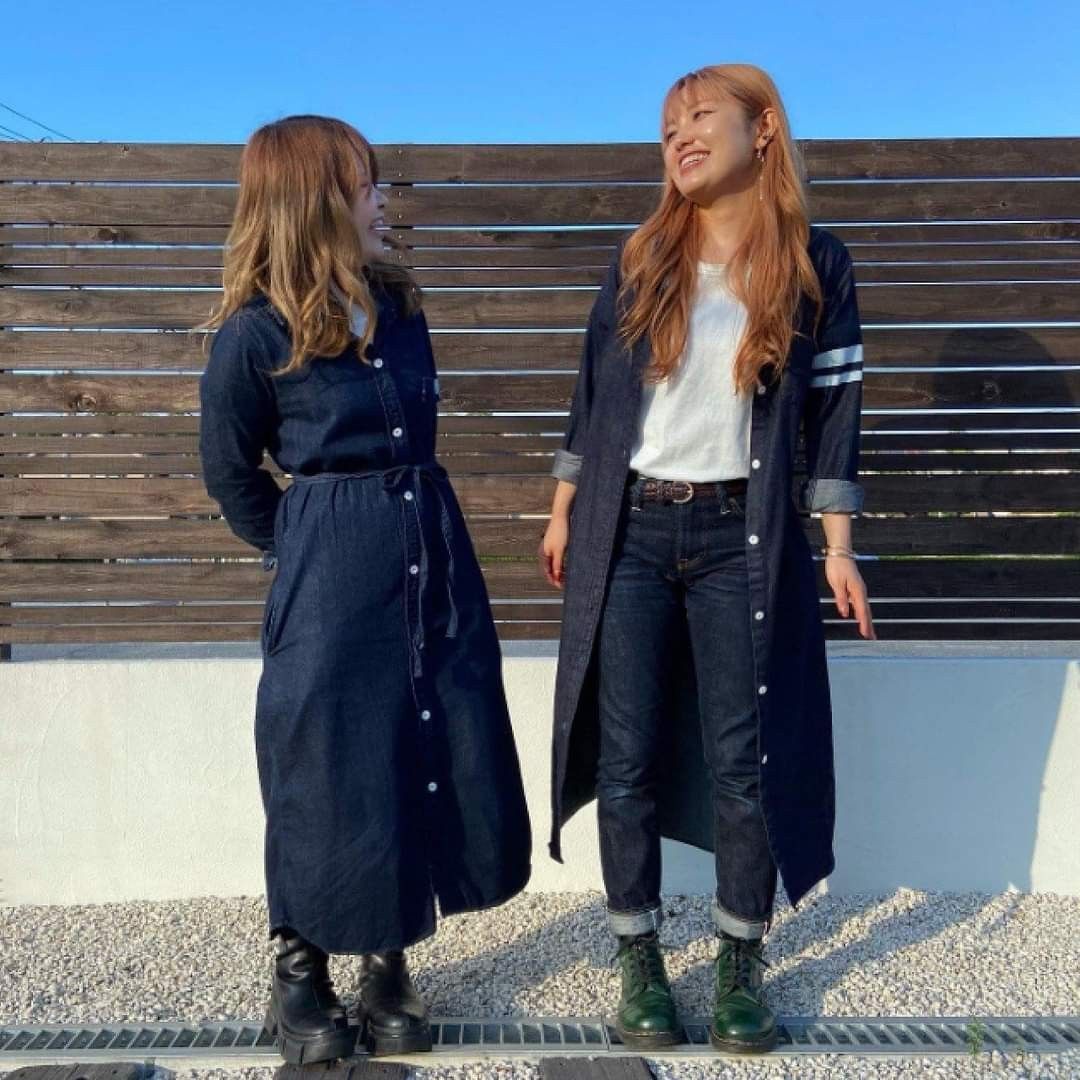 Momotaro SK0104 8oz Denim Dress - Image 10