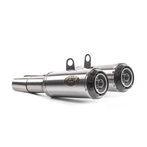 Pô Zard Slip-On Inox + Carbon End Cap - Speed Twin 1200/Thruxton R/RS