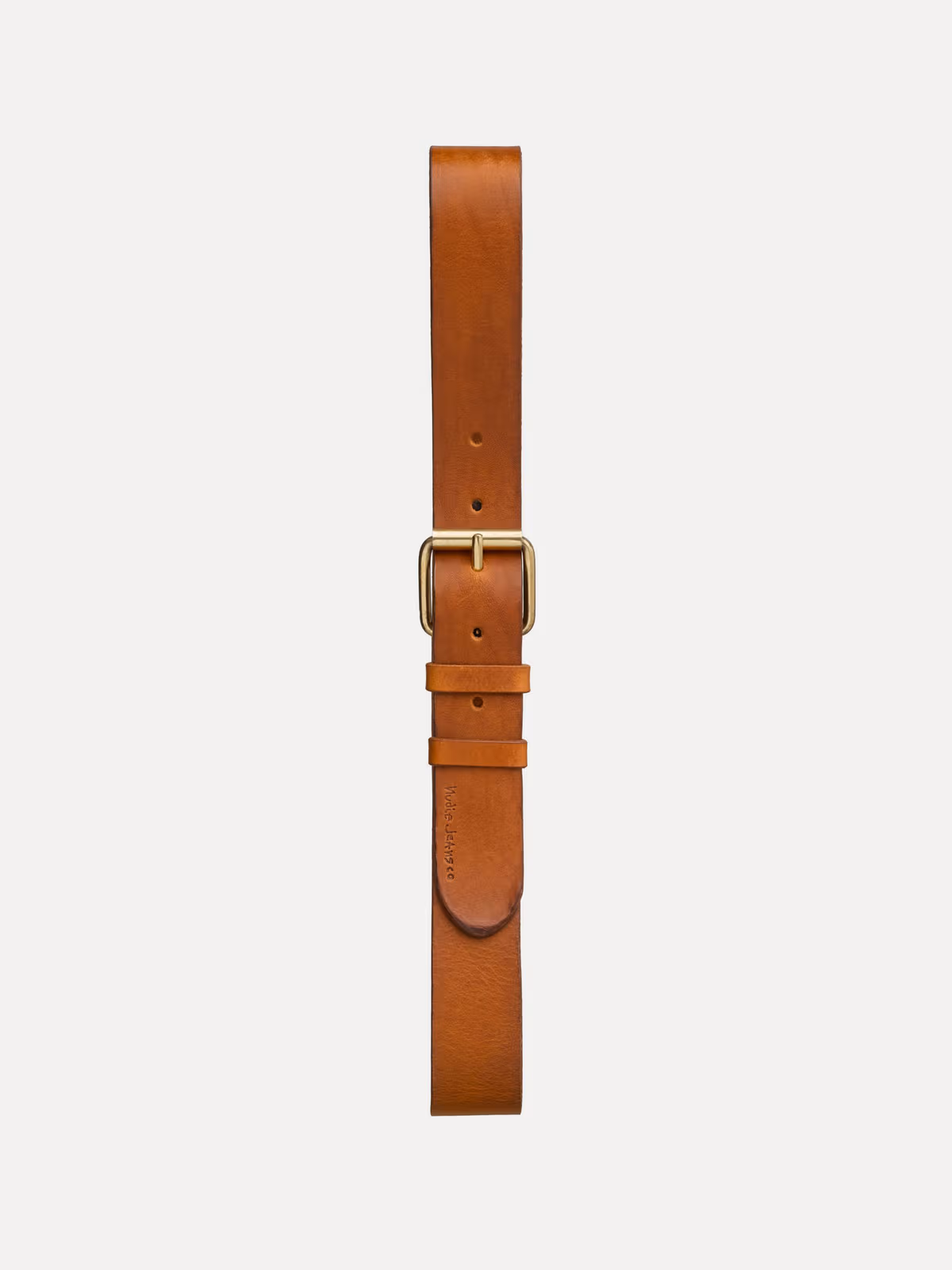 Nudie Jeans Pedersson Leather Belt - Black/Brown - Image 4