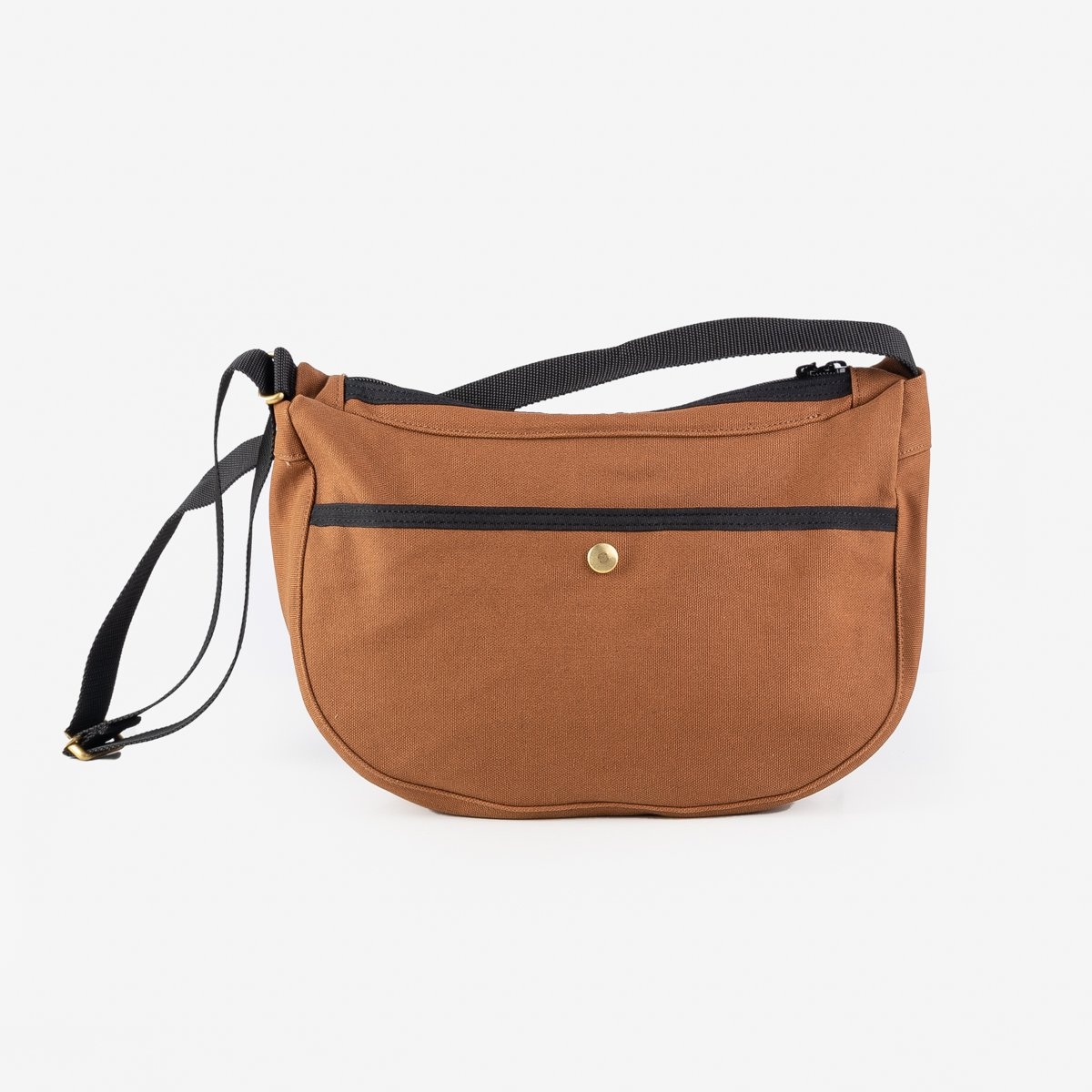 Iron Heart IHE-19-BRN 17oz Duck Small Shoulder Bag - Brown - Image 3