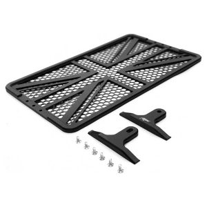 Tấm Che Két Nước Motone Union Jack Radiator Guard - Đen - KNS002