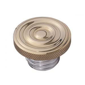 Nắp Bình Xăng Motone Infinity - Brass Rippled Top - NXS001