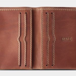 Cafe Leather Costa Rica Slim Wallet - Roasted (Nâu)