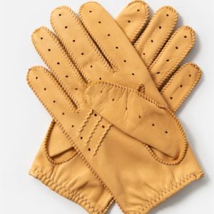 Cafe Triton Driving Gloves Targa Cream