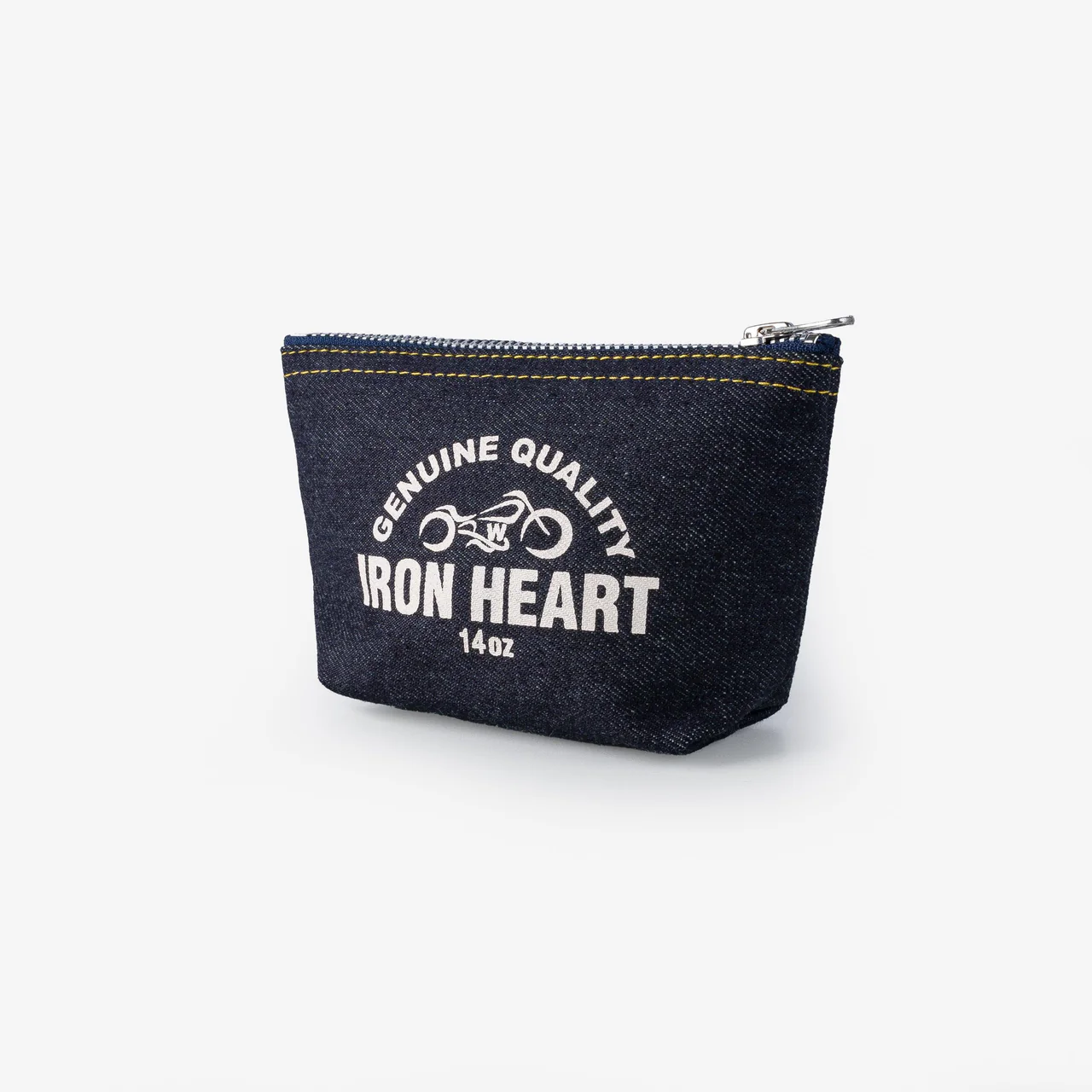 Iron Heart IHG-108 14oz Selvedge Denim Zip-Up Pouch - Image 2