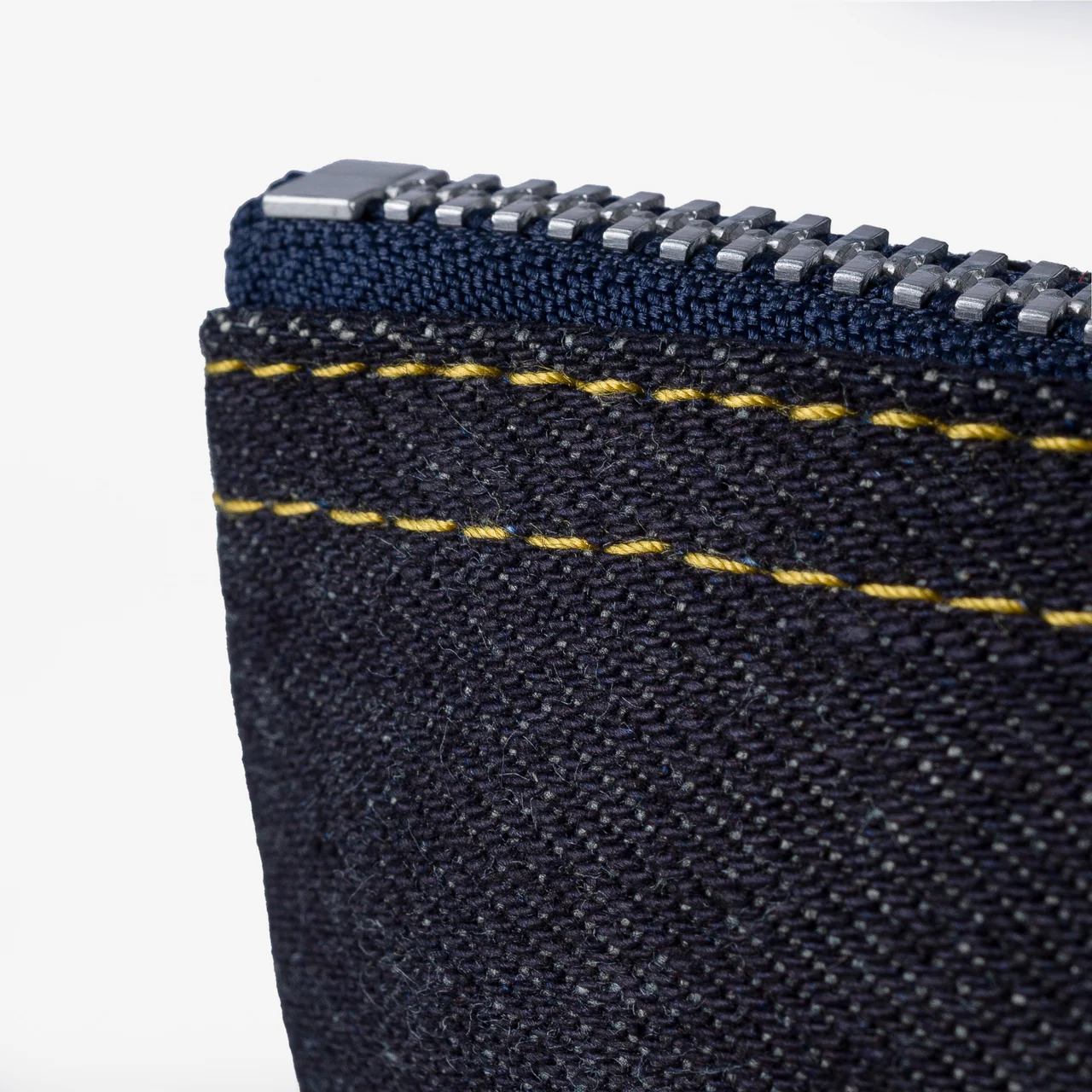 Iron Heart IHG-108 14oz Selvedge Denim Zip-Up Pouch - Image 5