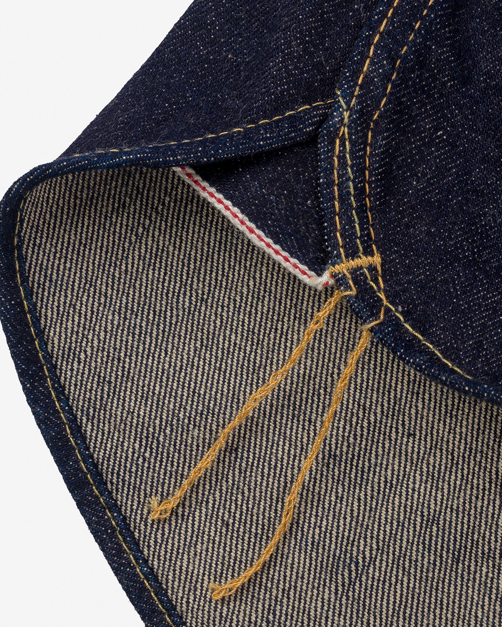 Iron Heart IHSH-292-IND 18oz Vintage Selvedge Denim CPO Shirt - Indigo - Image 6