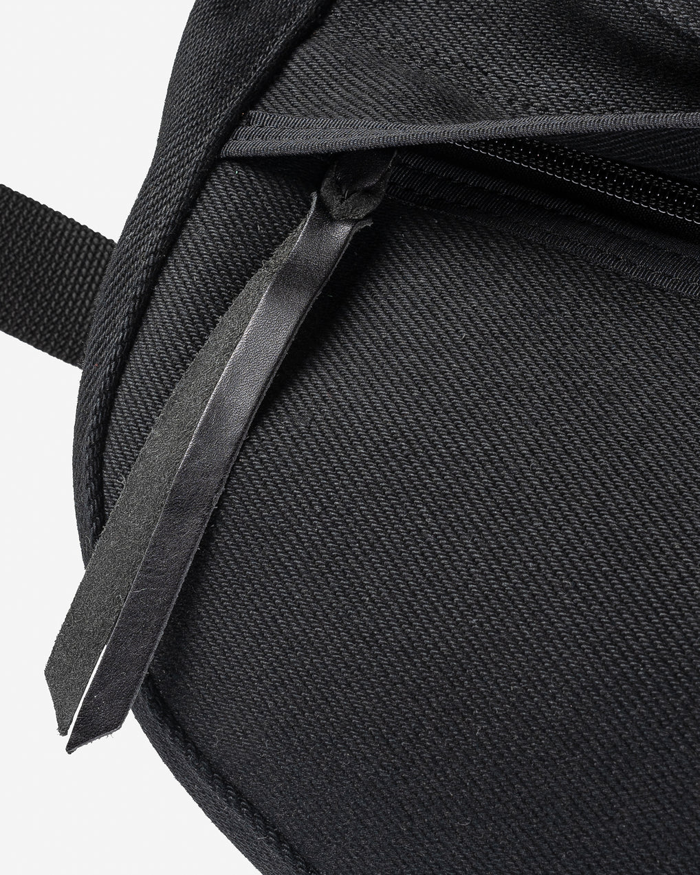 Iron Heart IHE-19-BLK 21oz Denim Small Shoulder Bag - Black - Image 8