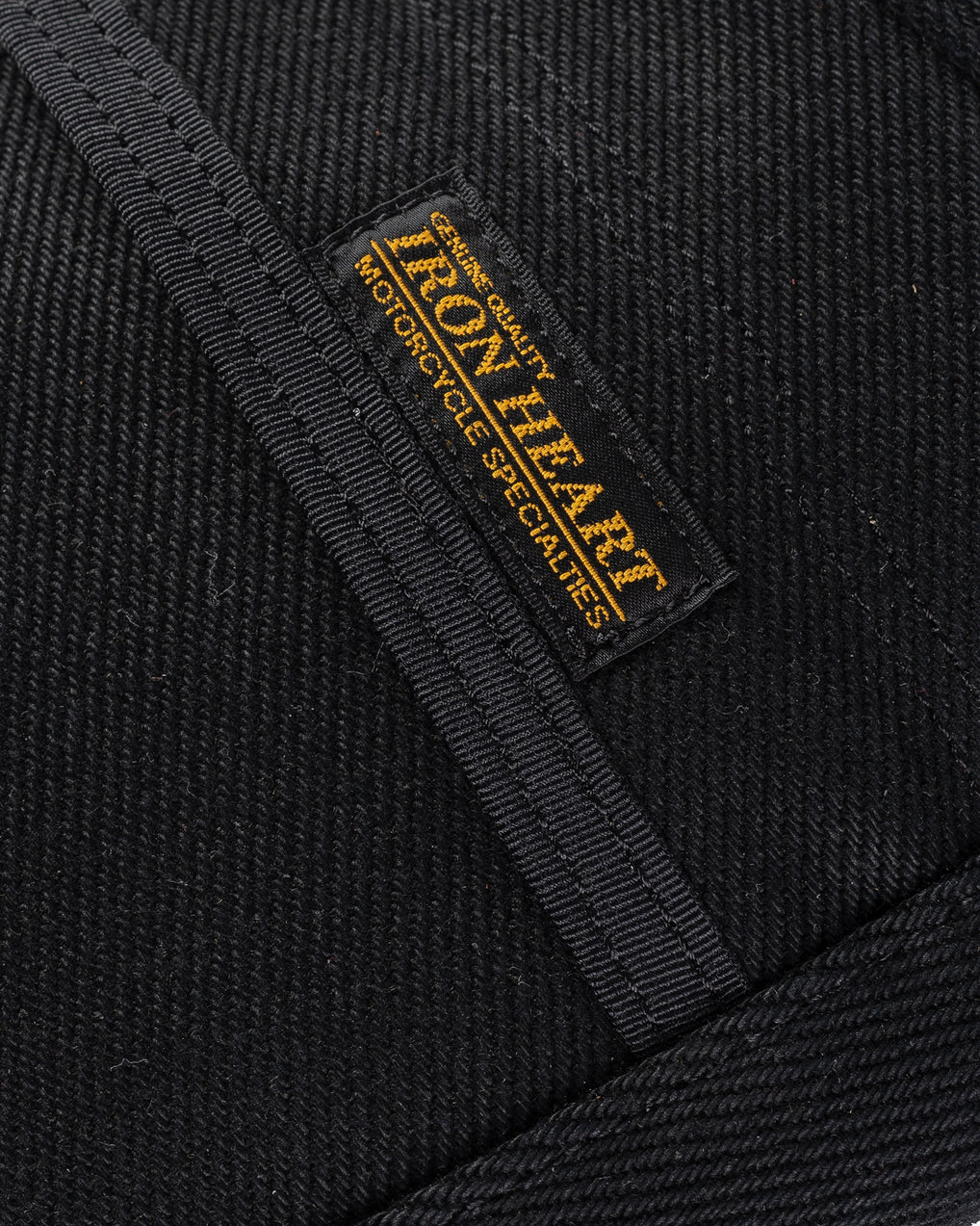 Iron Heart IHE-19-BLK 21oz Denim Small Shoulder Bag - Black - Image 6