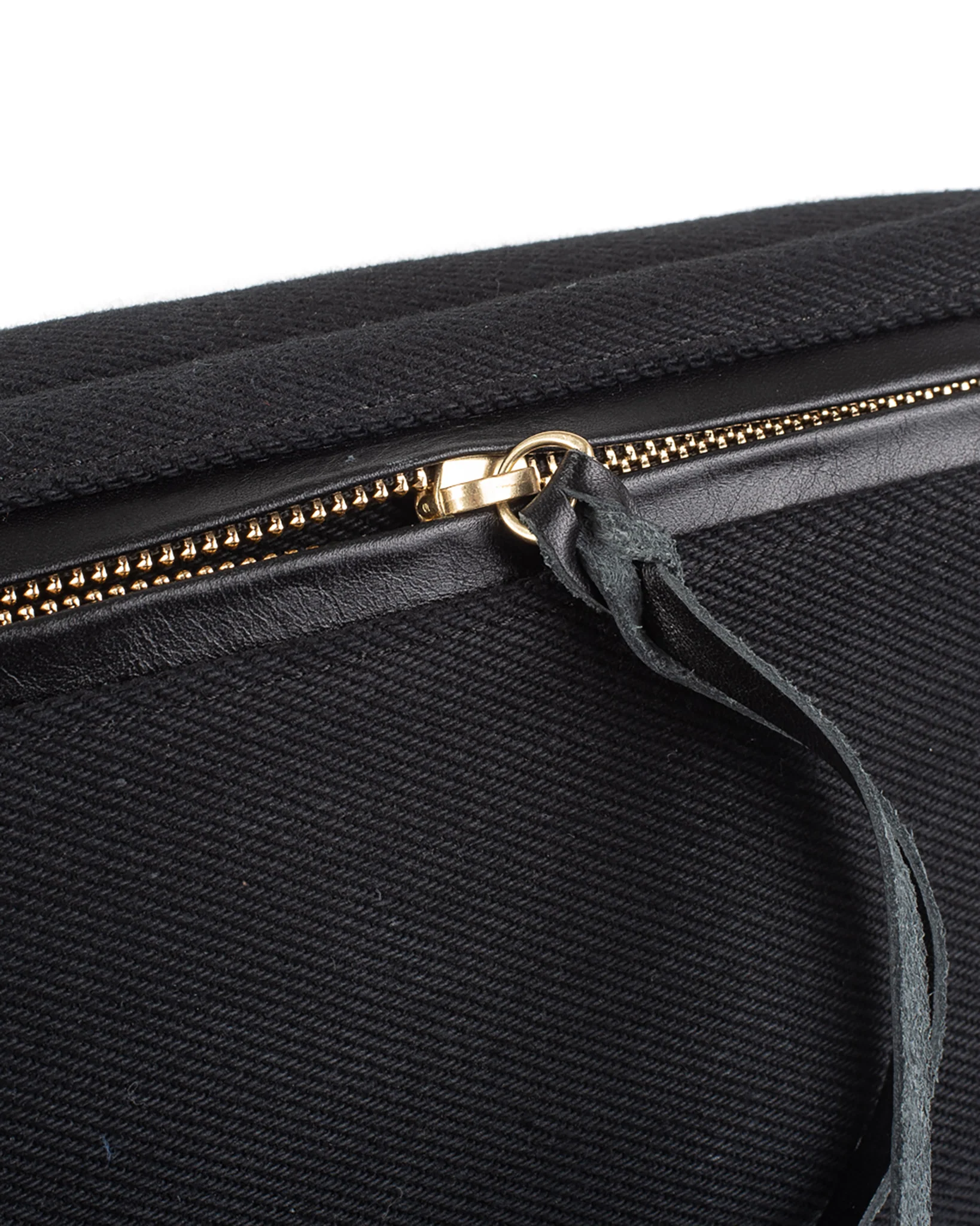 Iron Heart IHE-37 21oz Denim Waist Bag - SuperBlack - Image 6