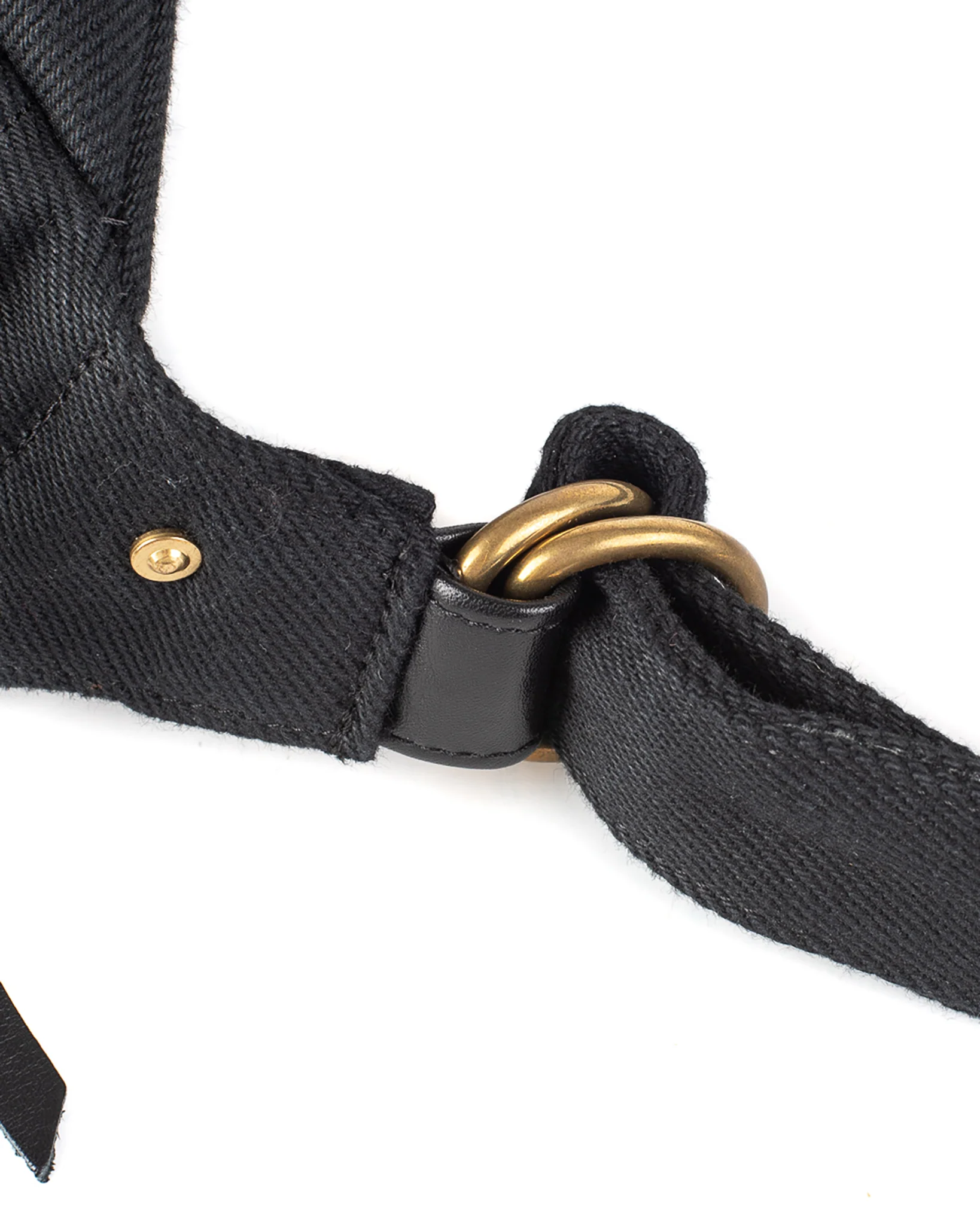 Iron Heart IHE-37 21oz Denim Waist Bag - SuperBlack - Image 7