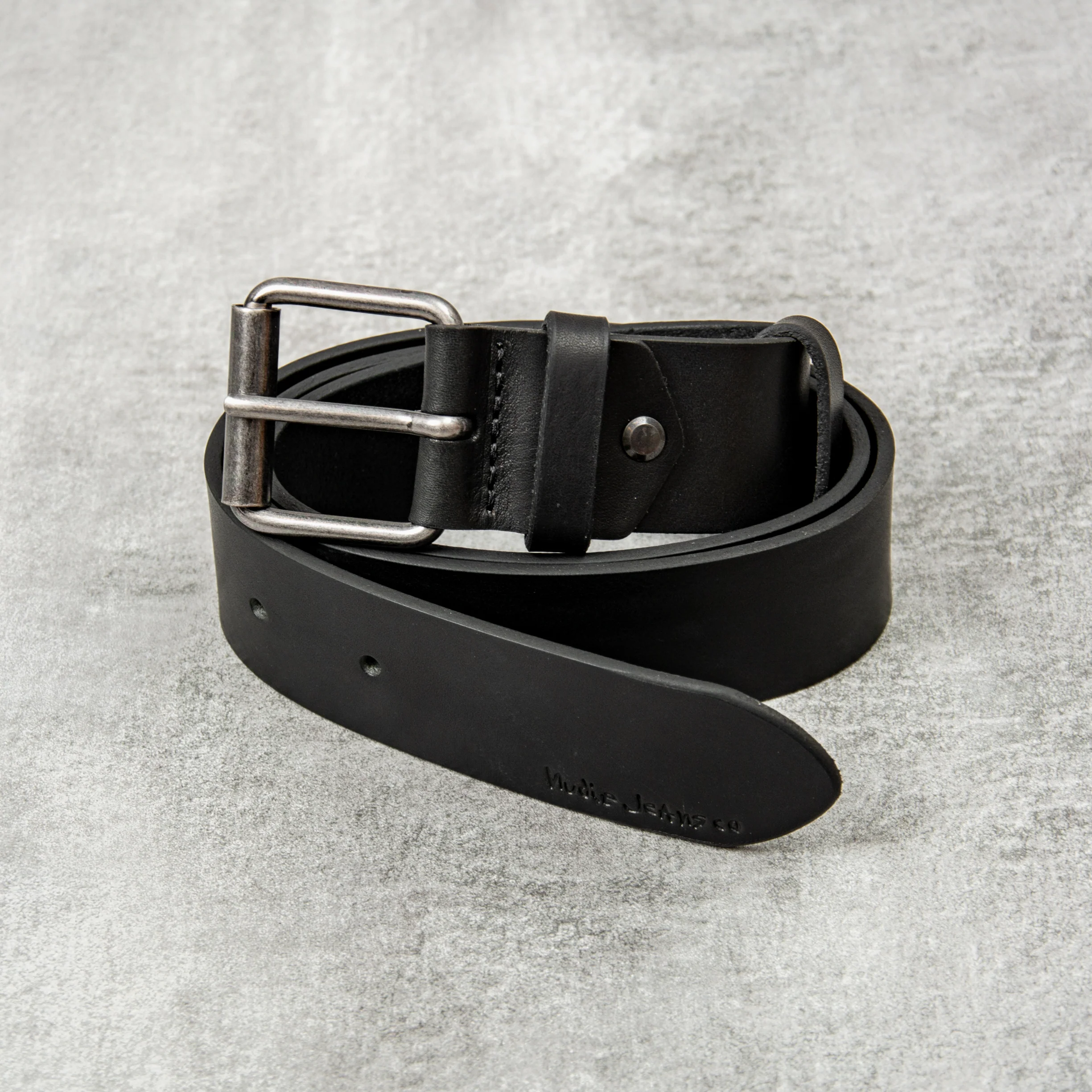 Nudie Jeans Pedersson Leather Belt - Black/Brown - Image 7