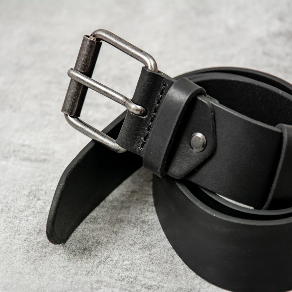 Nudie Jeans Pedersson Leather Belt - Black/Brown - Image 6