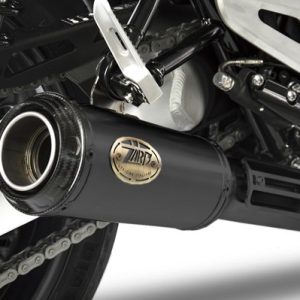 Pô Zard Full System 2>1 Black Coating + Carbon End Cap - Speed Twin 1200