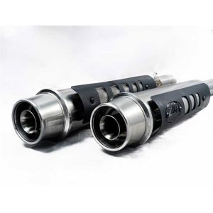 Pô Zard Triumph Street Scrambler Six Days Black Coating on Heat Shield