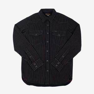 Iron Heart IHSH-62-IND-BLK 12oz Wabash Western Shirt