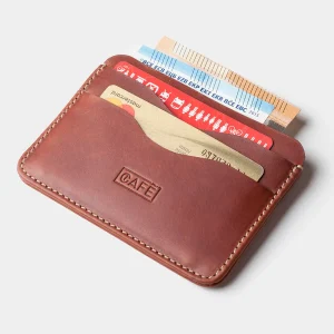 Cafe Leather Card Holder Panama - Roasted (Nâu)