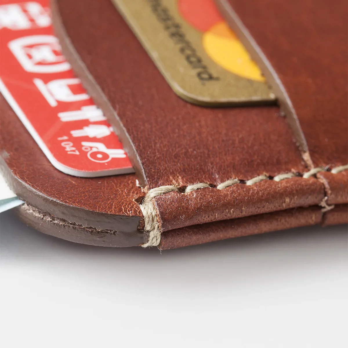 Cafe Leather Card Holder Panama - Roasted (Nâu) - Image 5