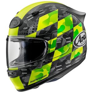 ARAI ASTRO- GX CHECKER YELLOW