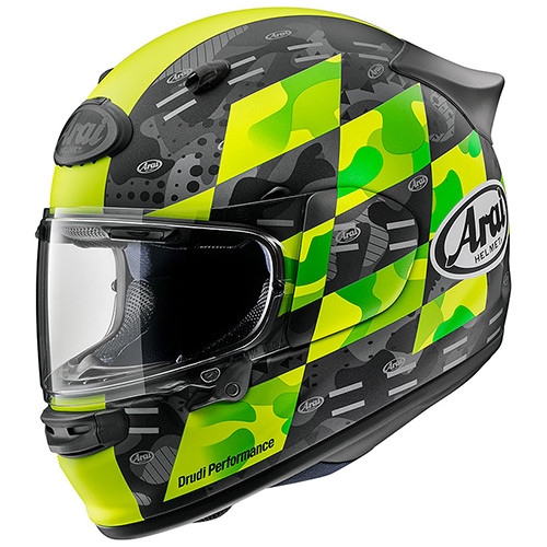 ARAI ASTRO-GX CHECKER YELLOW