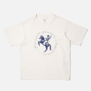 Nudie Jeans Koffe Free Repairs T-Shirt - Offwhite