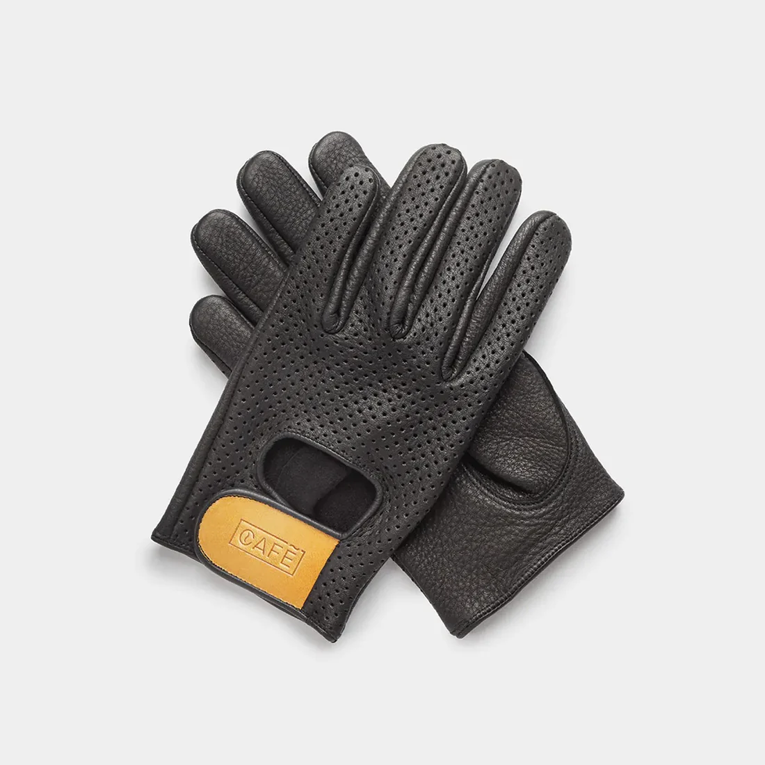 Cafe Leather The Dirt Gloves Deerskin - Black - Image 2