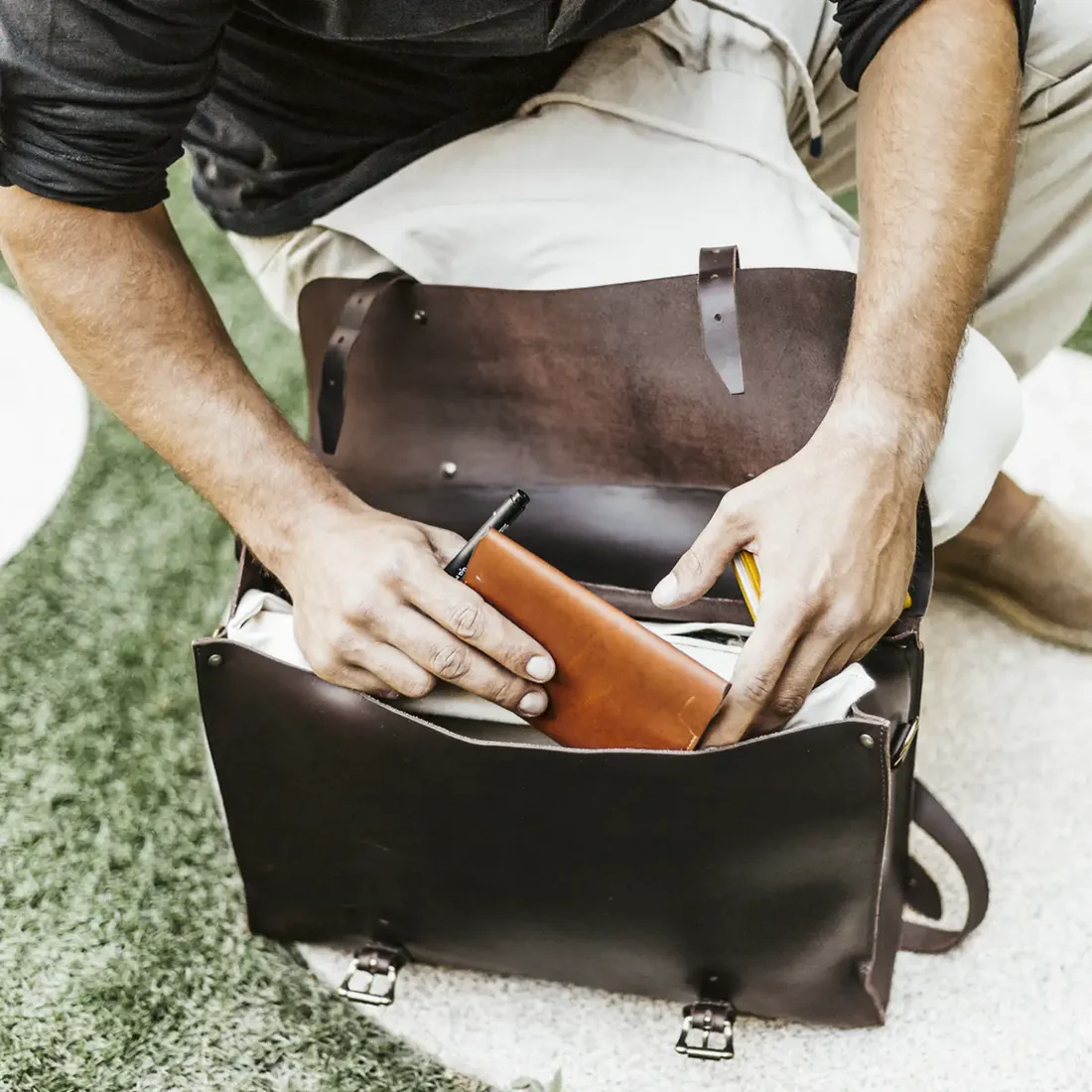 Cafe Leather Travel Tolima Wallet - Roasted (Nâu) - Image 7