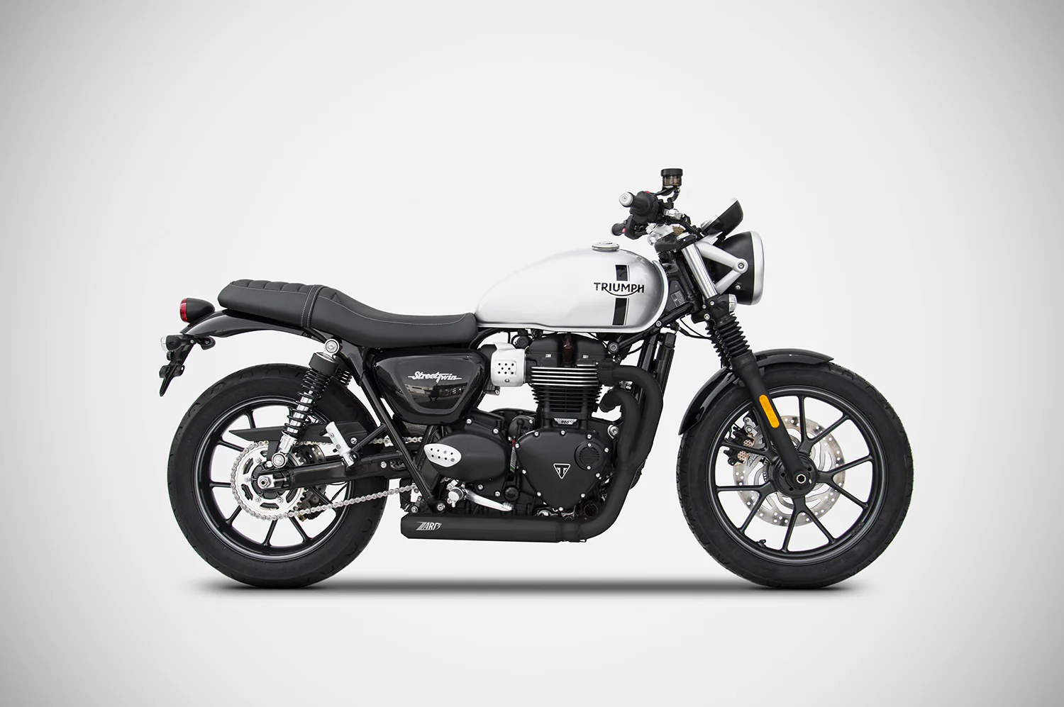 Pô Zard Full System 2>1 Black Coating - Street Twin 900 (16 - 23) - Image 2