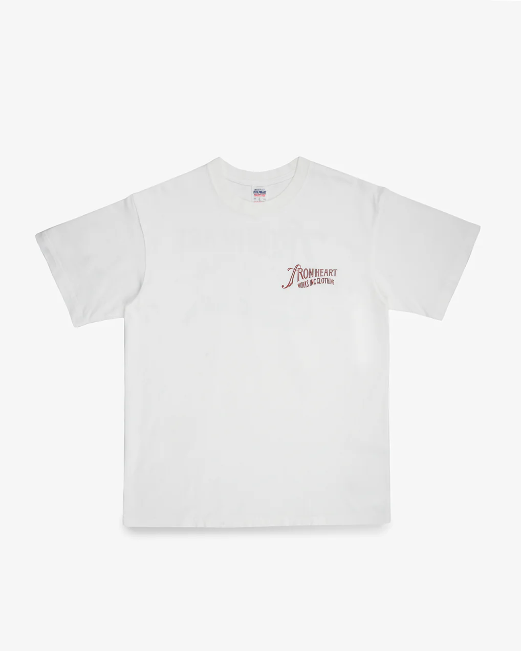 Iron Heart IHT-2501 7.5oz Printed Loopwheel Crew Neck T-Shirt - Image 2