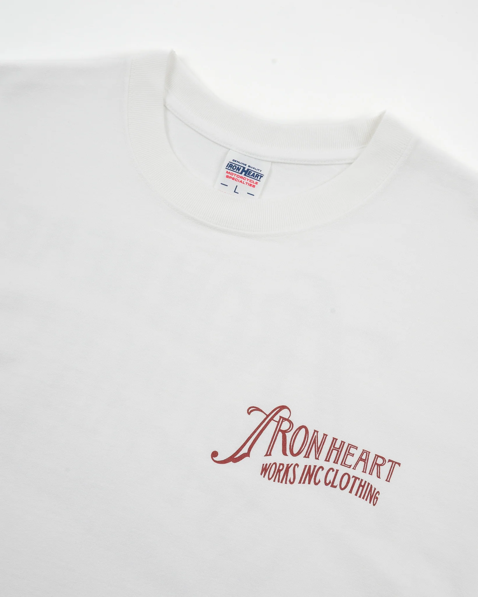 Iron Heart IHT-2501 7.5oz Printed Loopwheel Crew Neck T-Shirt - Image 5