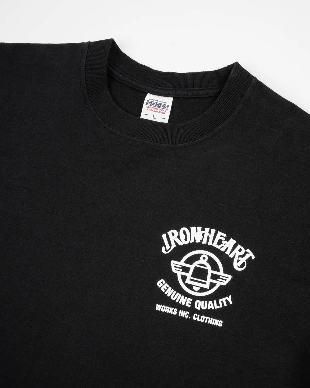Iron Heart IHT-2502 7.5oz Printed Loopwheel Crew Neck T-Shirt - Image 15