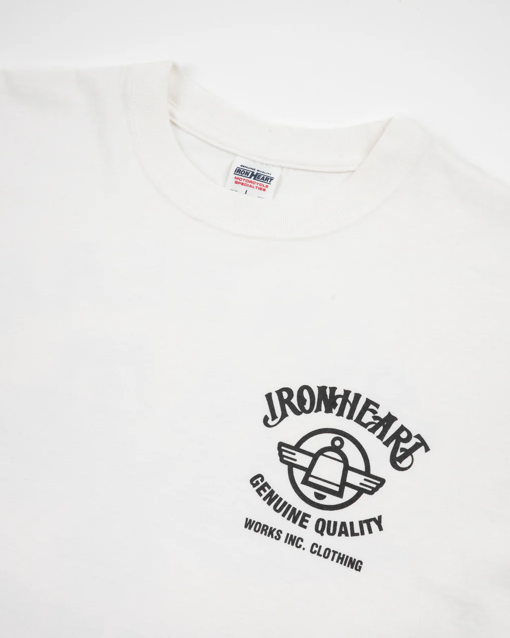Iron Heart IHT-2502 7.5oz Printed Loopwheel Crew Neck T-Shirt - Image 10