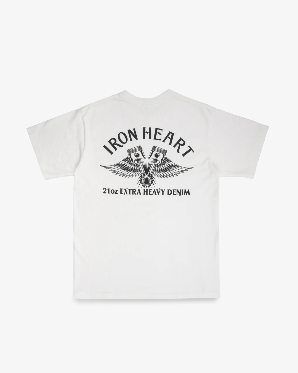 Iron Heart IHT-2502 7.5oz Printed Loopwheel Crew Neck T-Shirt - Image 9