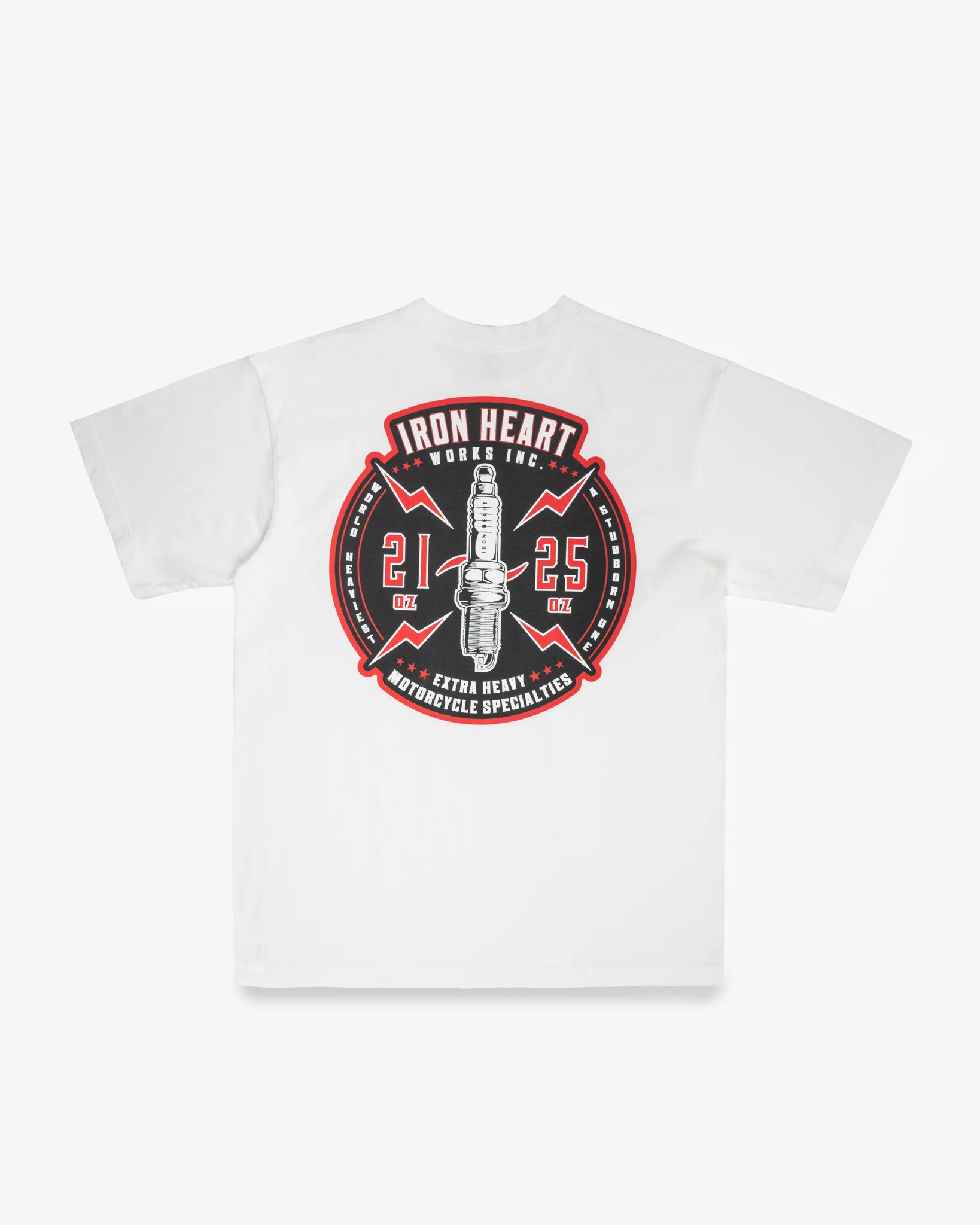 Iron Heart IHT-2503 7.5oz Printed Loopwheel Crew Neck T-Shirt - Image 8