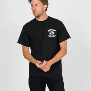 Iron Heart IHT-2503 7.5oz Printed Loopwheel Crew Neck T-Shirt