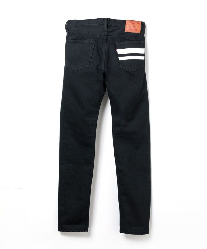 Momotaro B0105SP 15.7oz GTB Selvedge Black x Black Denim Narrow Tapered - Image 3