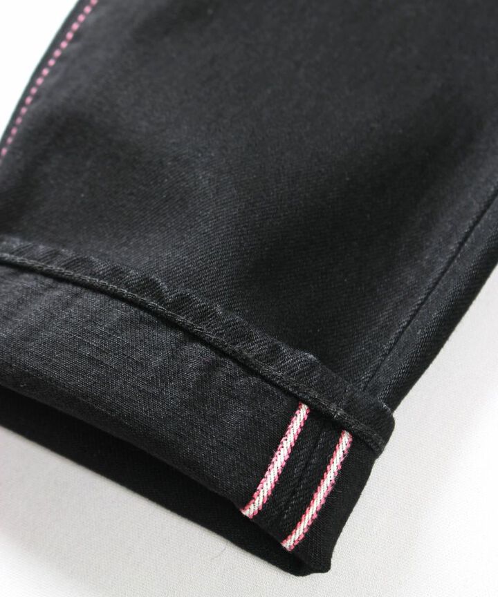Momotaro B0105SP 15.7oz GTB Selvedge Black x Black Denim Narrow Tapered - Image 6