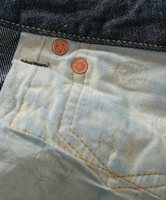 Momotaro 5005-13SP 13oz Selvedge Denim Mid Rise Tight Straight - Image 11