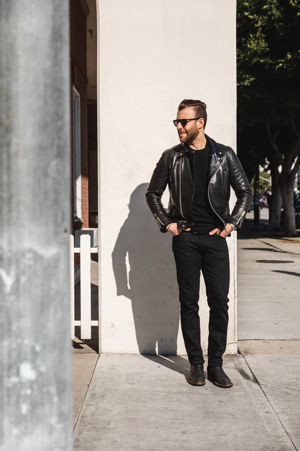 Nudie Jeans Lean Dean Dry Black Selvage - Image 7