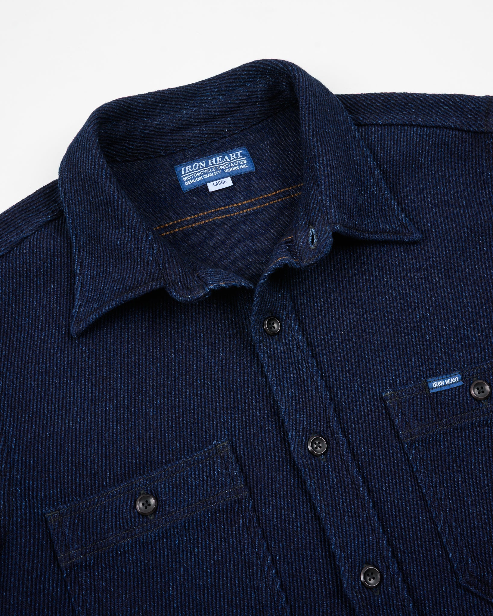 Iron Heart IHSH-288-IND 14oz Kersey Work Shirt - Image 4