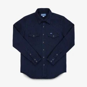 Iron Heart IHSH-208-IND Kersey Western Shirt - Indigo