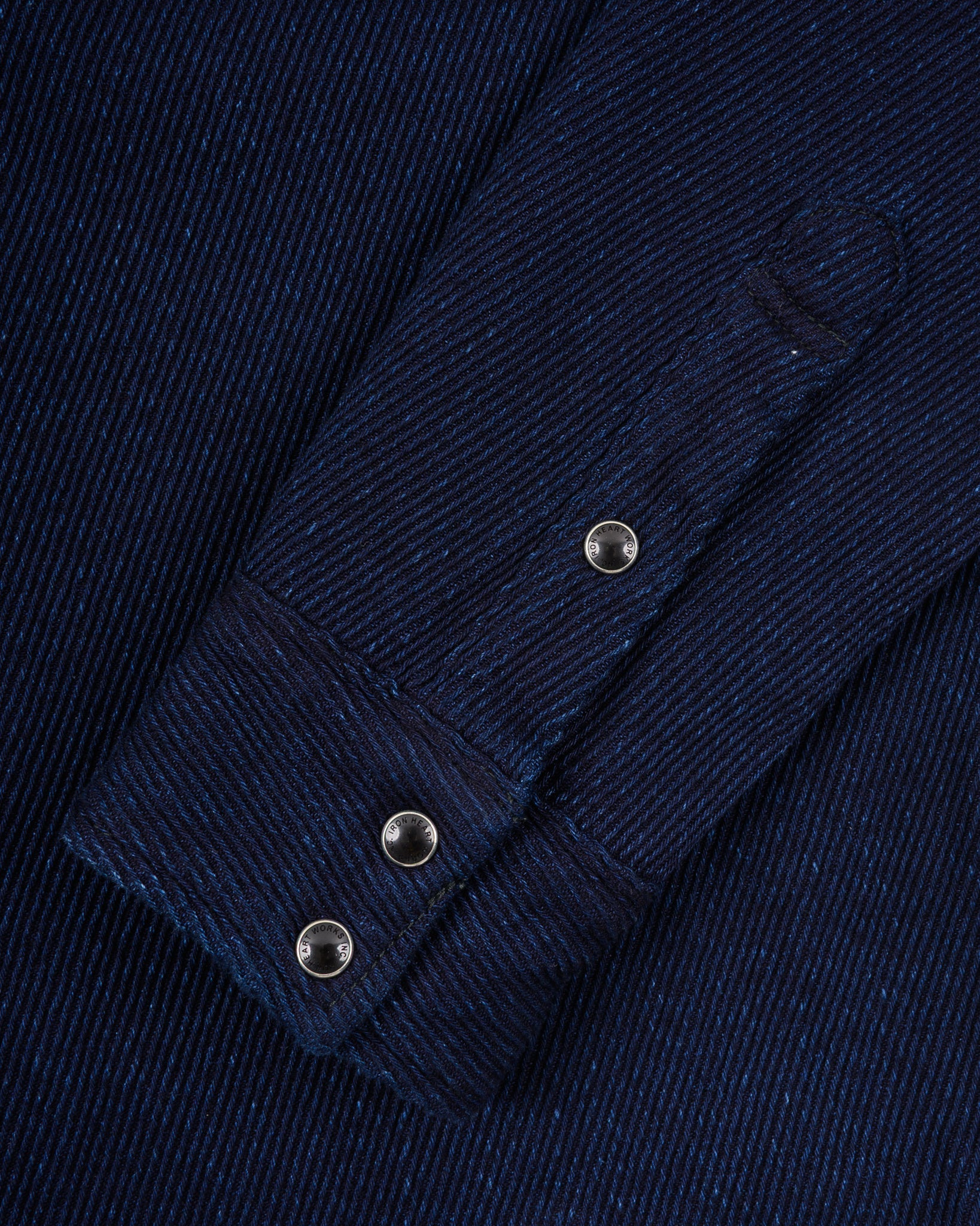 Iron Heart IHSH-208-IND Kersey Western Shirt - Indigo - Image 5