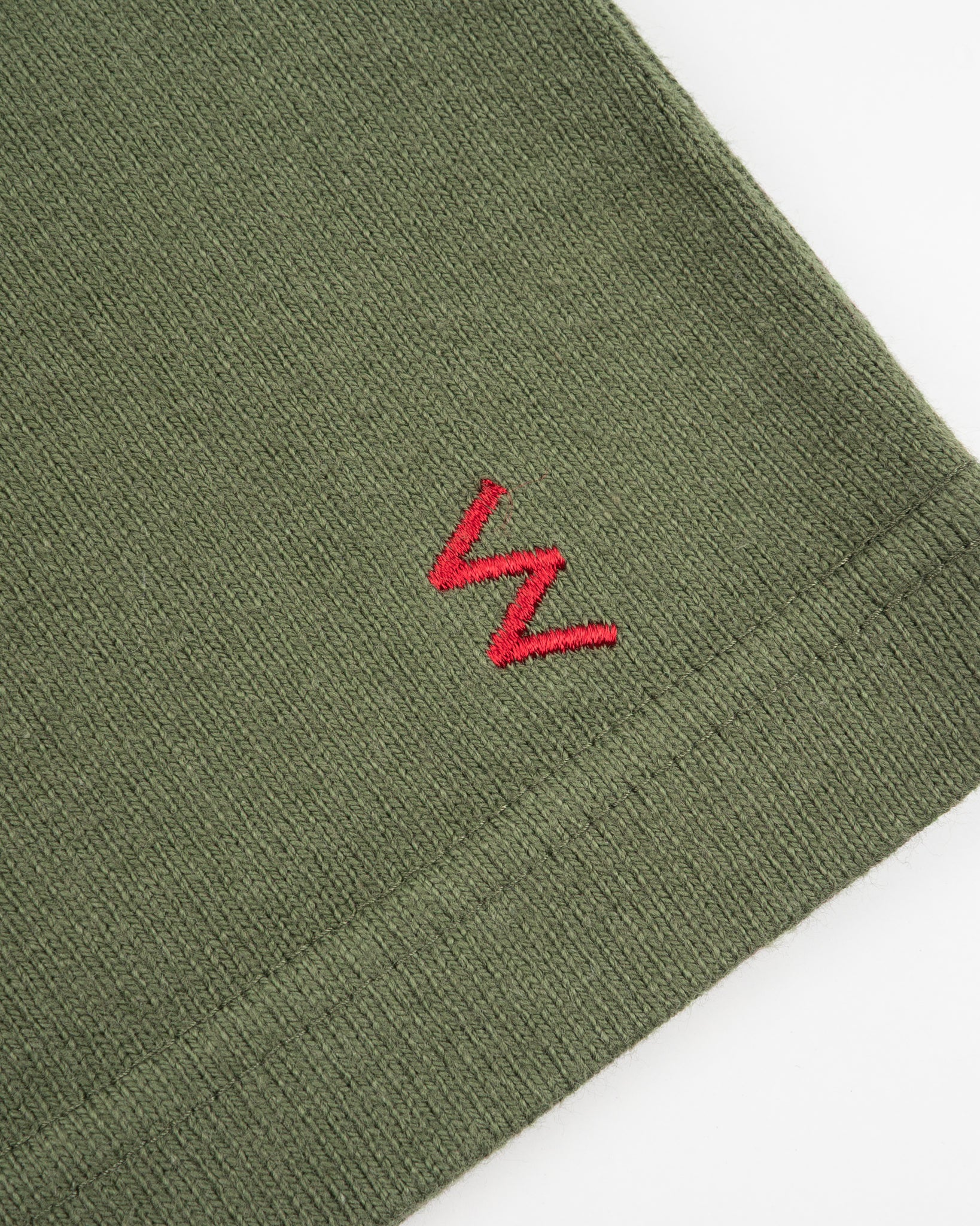 Iron Heart IHT-1600-OLV 11oz Crew Neck Short Sleeved T-Shirt - Image 7